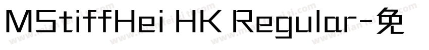 MStiffHei HK Regular字体转换